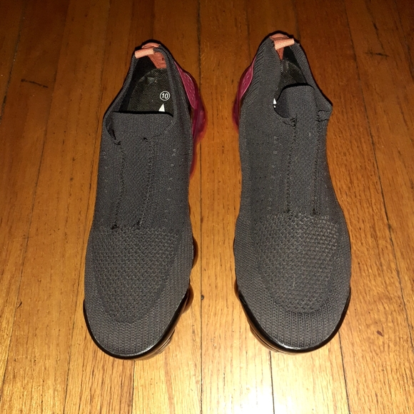 Jolimall Pink-Black Air Cushion Slip On Sneakers Size 10 - Picture 3 of 7